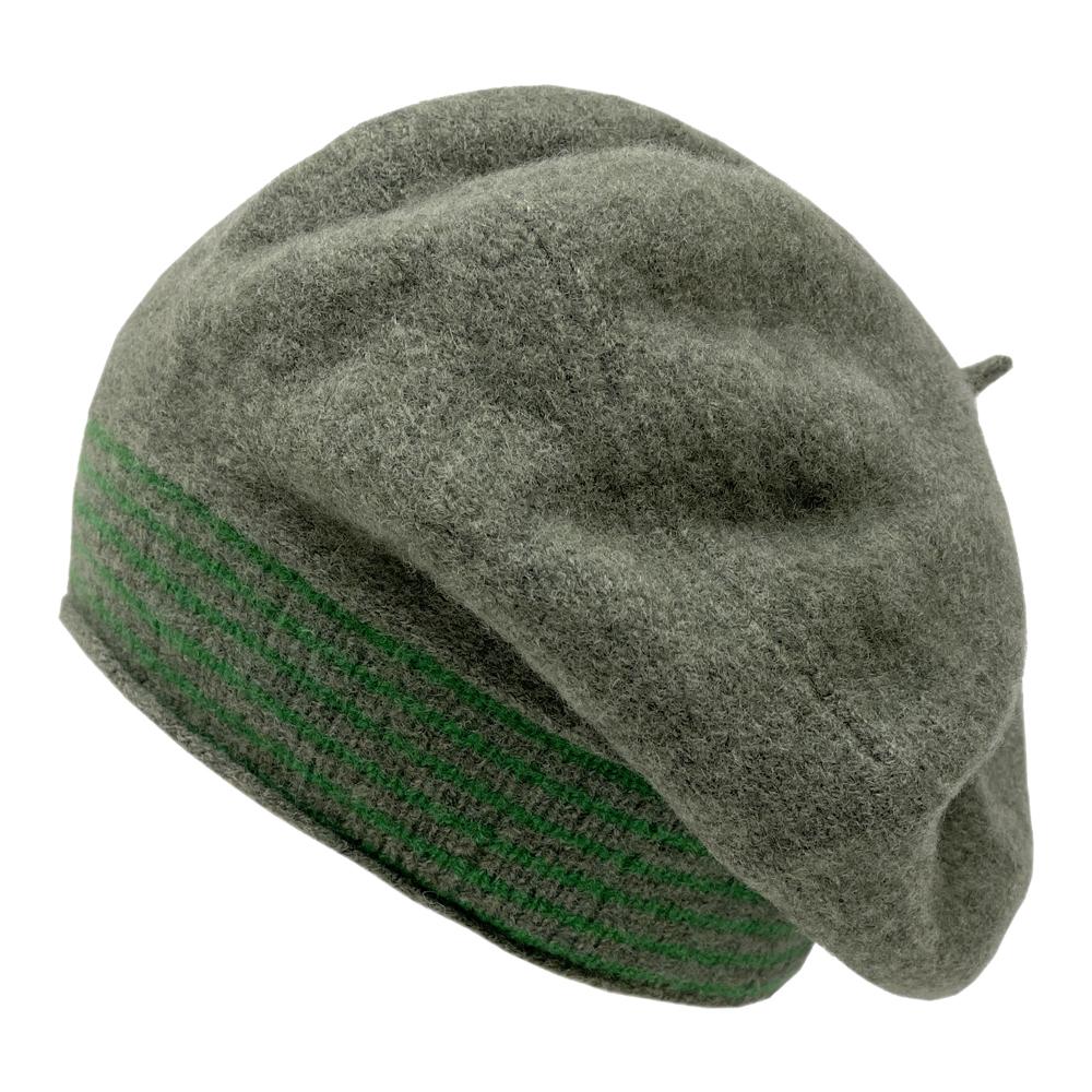 greyish green beret with green stripes9.jpg